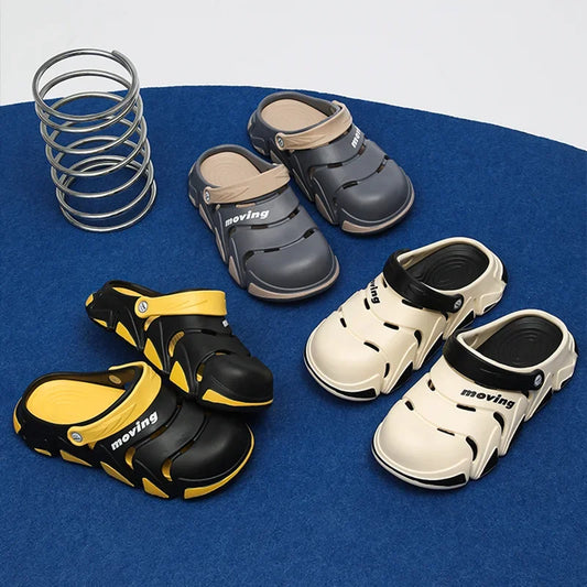 Durable Men’s EVA Slippers – Non-Slip, Odourless, Soft Summer Sandals for Indoor & Outdoor Use