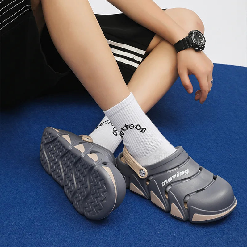 Durable Men’s EVA Slippers – Non-Slip, Odourless, Soft Summer Sandals for Indoor & Outdoor Use