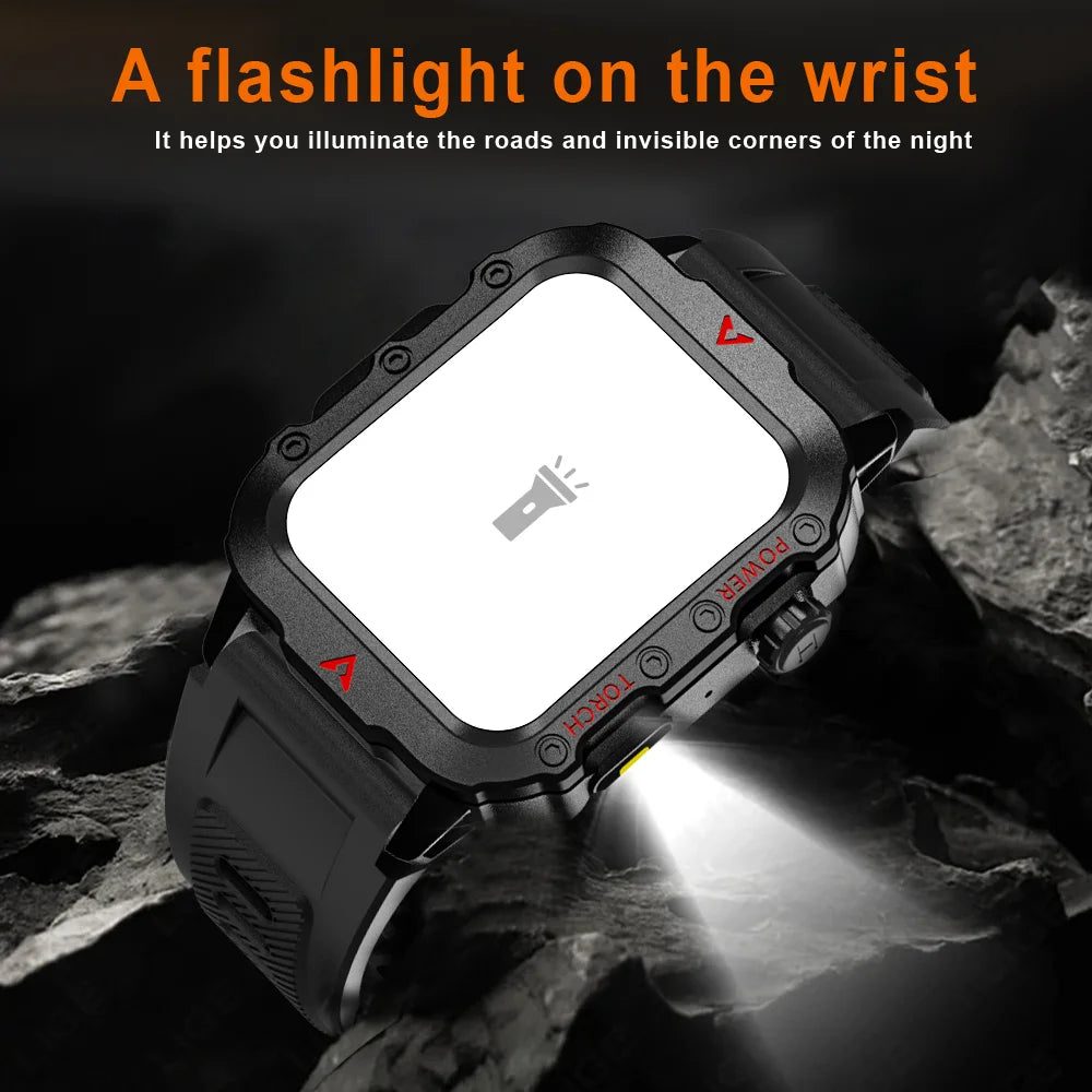 Reloj inteligente LAXASFIT 2024 con llamadas Bluetooth y monitorización de la salud