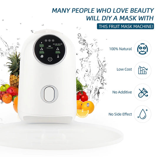 Home Use DIY Mask Machine – Automatic Facial Mask Maker for Fruit, Vegetable Juice & Milk