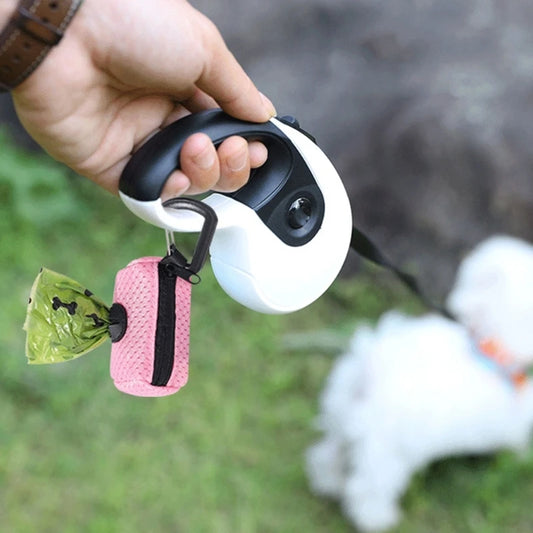 Pet Waste Bag Dispenser – Dog Poop Bag Holder for Outdoor Walks & Cleaning