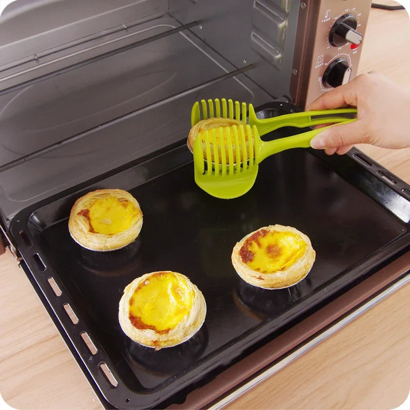 Kitchen Stainless Steel Slicer – Handheld Cutter for Fruits, Vegetables, Oranges, Lemons & Tomatoes