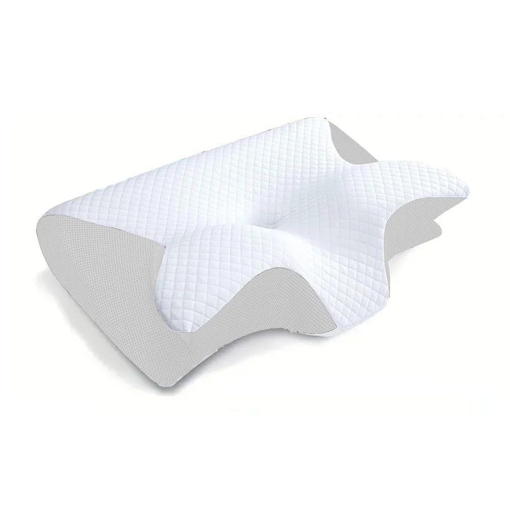 Orthopaedic Memory Foam Butterfly Pillow – Cervical Massage & Comfortable Sleep