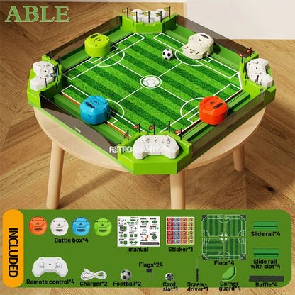Tabletop Football Challenge – Mini 4-Player Interactive Sports Game with Self-Assembly