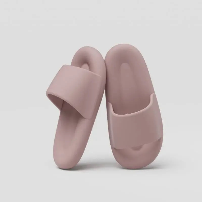 Unisex Indoor Outdoor Pillow Slippers – Quick Dry, Soft Cushion