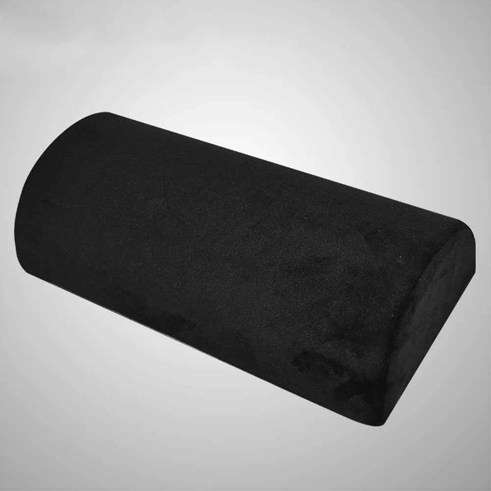 Memory Foam Bolster Pillow – Half Moon Cushion for Office, Home & Travel