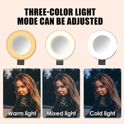 SnapLight Pro – MagSafe Magnetic Selfie Ring for Perfect Shots & Touch-Up Makeup Anytime