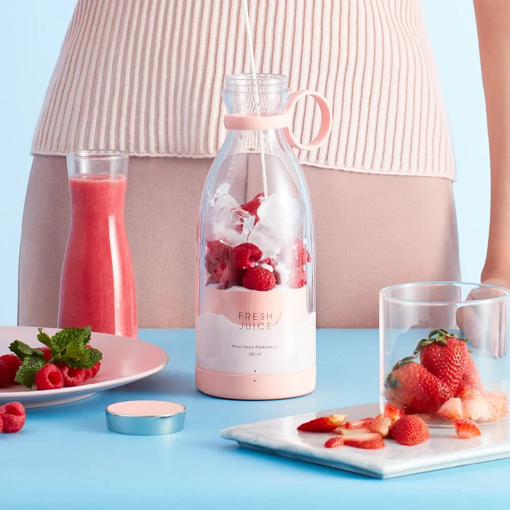 USB Mini Blender 350ml – Portable Electric Juicer, Fruit Mixer & Milkshake Maker for Travel