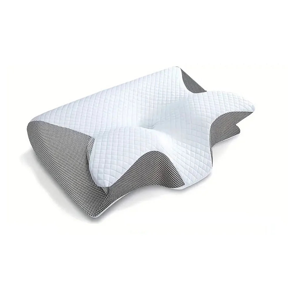 Orthopaedic Memory Foam Butterfly Pillow – Cervical Massage & Comfortable Sleep