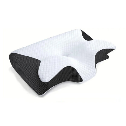 Orthopaedic Memory Foam Butterfly Pillow – Cervical Massage & Comfortable Sleep