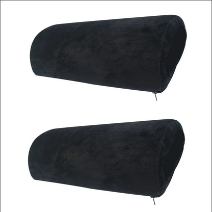 Memory Foam Bolster Pillow – Half Moon Cushion for Office, Home & Travel