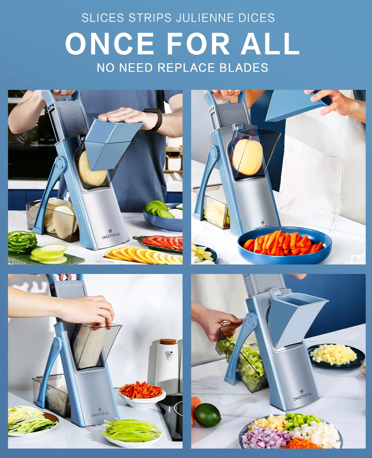 Stainless Steel Lemon & Vegetable Slicer – Food-Grade Professional Cutter for Fruits & Veg