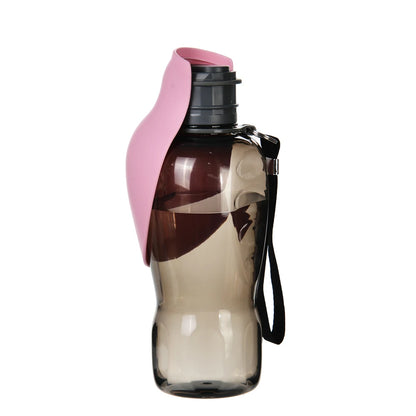 Portable 800ml Dog Water Bottle – Outdoor Leakproof Pet Bowl for Puppies & Large Dogs