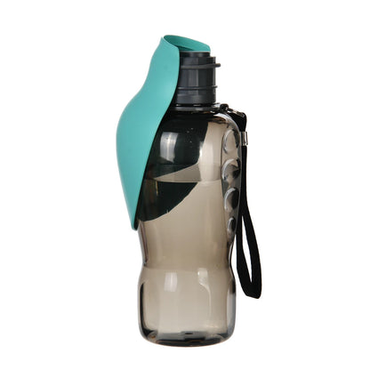 Portable 800ml Dog Water Bottle – Outdoor Leakproof Pet Bowl for Puppies & Large Dogs