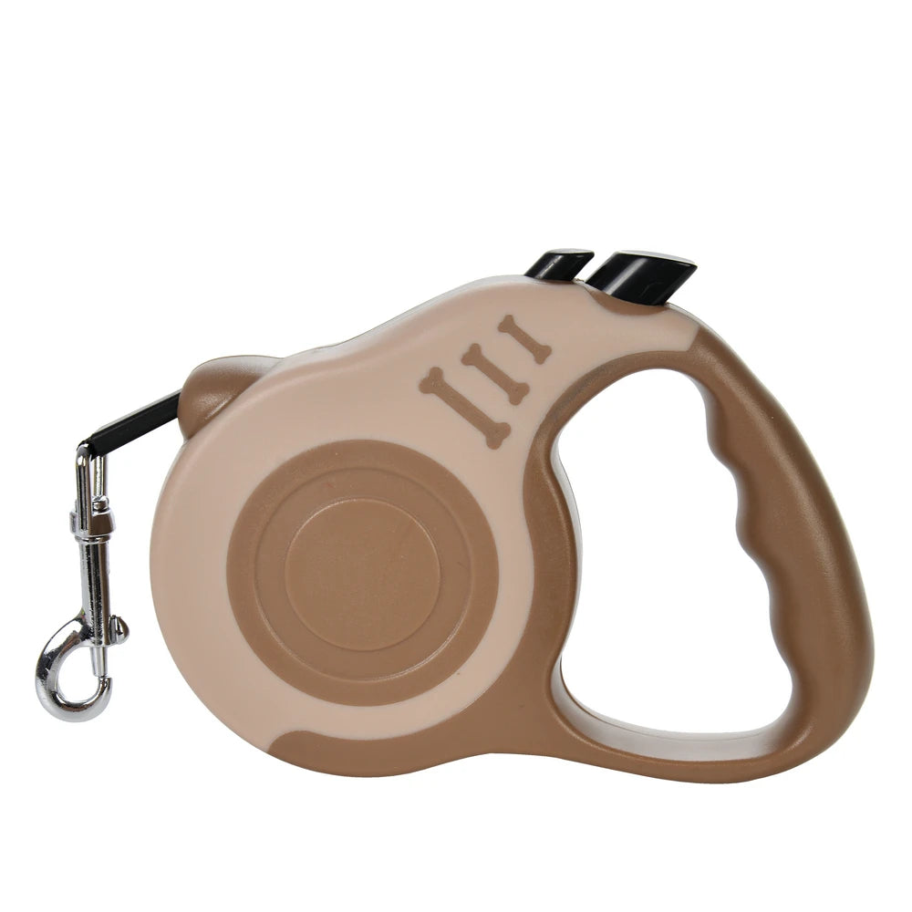 Durable Retractable Dog Leash – 3m / 5m Nylon Lead for Small to Large Dogs & Cats