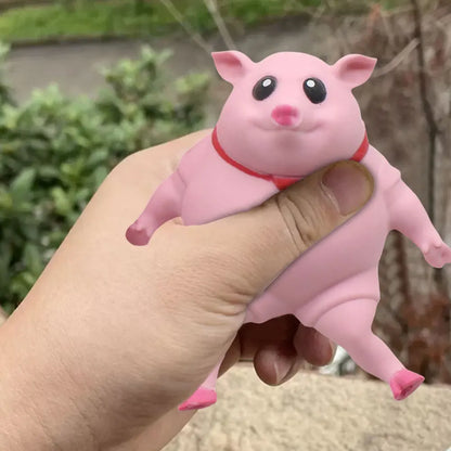 Pig Stress Relief Toy – Soft Squishy Animal Fidget Doll for Anxiety & Fun Play