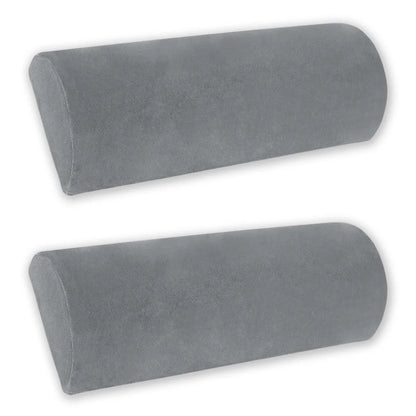 Memory Foam Bolster Pillow – Half Moon Cushion for Office, Home & Travel