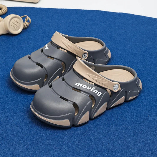 Durable Men’s EVA Slippers – Non-Slip, Odourless, Soft Summer Sandals for Indoor & Outdoor Use