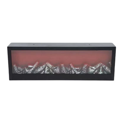 Lámpara LED para chimenea con llama simulada: luz decorativa retro