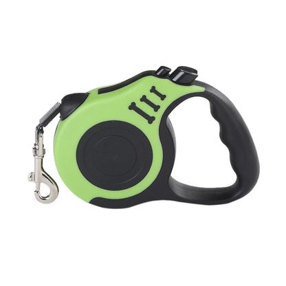 Durable Retractable Dog Leash – 3m / 5m Nylon Lead for Small to Large Dogs & Cats