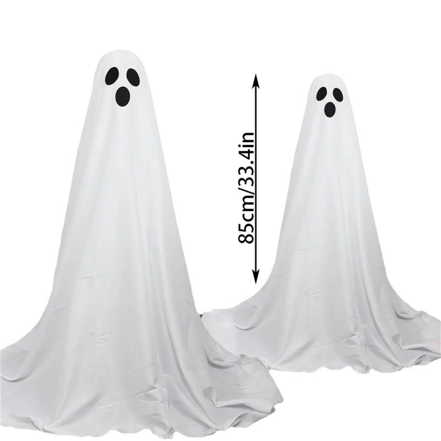 Fright Night Ghost – Outdoor Halloween Decoration for Porch, Door & Garden