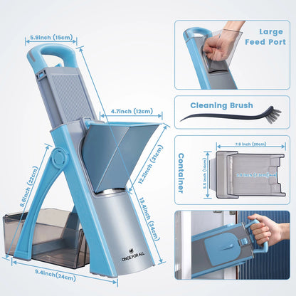 Stainless Steel Lemon & Vegetable Slicer – Food-Grade Professional Cutter for Fruits & Veg