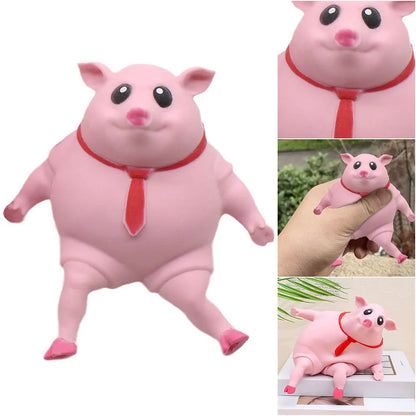 Pig Stress Relief Toy – Soft Squishy Animal Fidget Doll for Anxiety & Fun Play