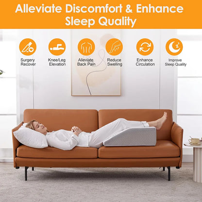 Wedge Cushion for Sleeping, Rest & Side Support