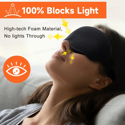 DreamSEO – Premium Sleep Mask – Blocking Eye Mask for Travel & Night Sleep