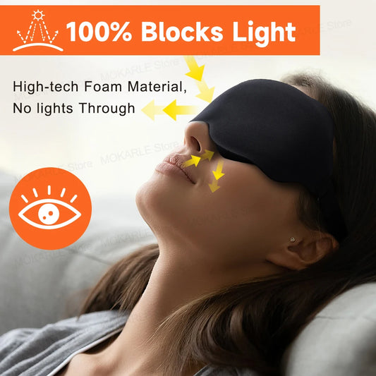 DreamSEO – Premium Sleep Mask – Blocking Eye Mask for Travel & Night Sleep