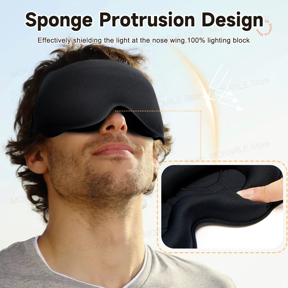 DreamSEO – Premium Sleep Mask – Blocking Eye Mask for Travel & Night Sleep