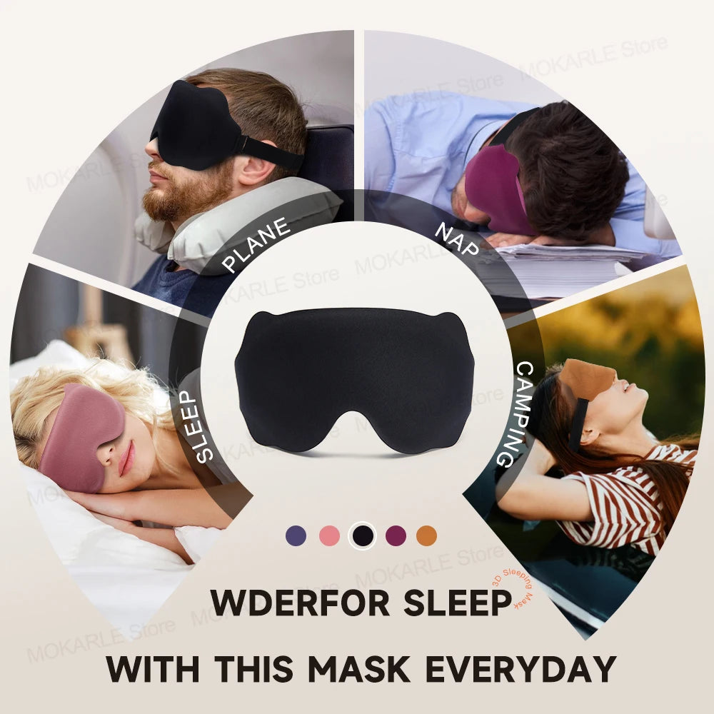 DreamSEO – Premium Sleep Mask – Blocking Eye Mask for Travel & Night Sleep