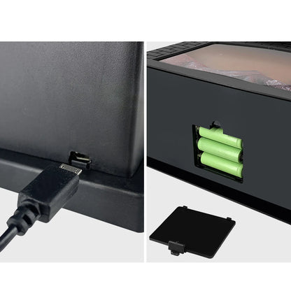Lámpara LED para chimenea con llama simulada: luz decorativa retro