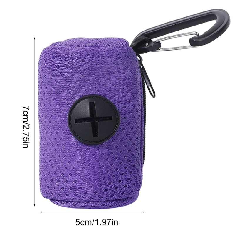 Pet Waste Bag Dispenser – Dog Poop Bag Holder for Outdoor Walks & Cleaning