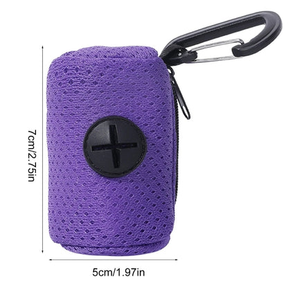 Pet Waste Bag Dispenser – Dog Poop Bag Holder for Outdoor Walks & Cleaning