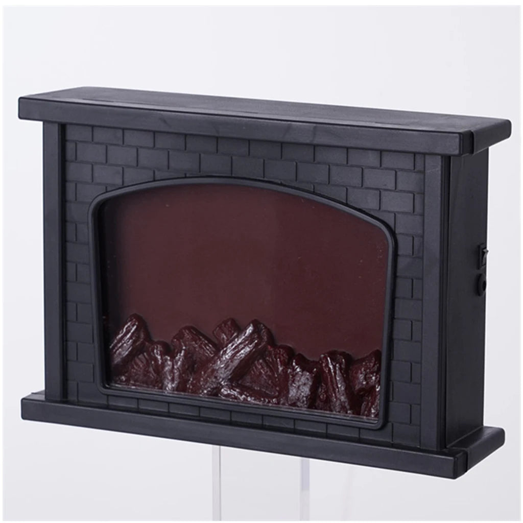 Lámpara LED para chimenea con llama simulada: luz decorativa retro