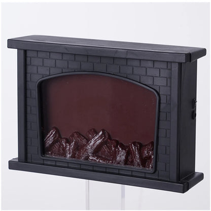 Lámpara LED para chimenea con llama simulada: luz decorativa retro