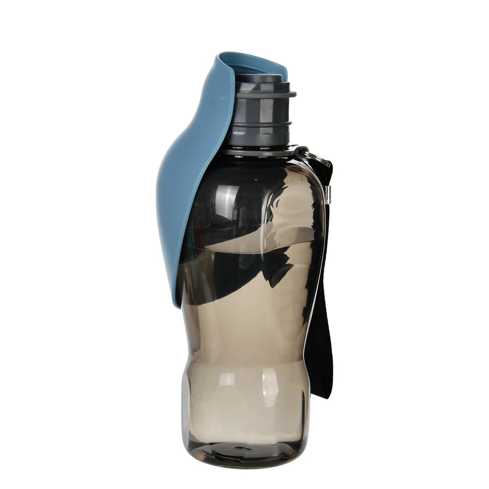 Portable 800ml Dog Water Bottle – Outdoor Leakproof Pet Bowl for Puppies & Large Dogs