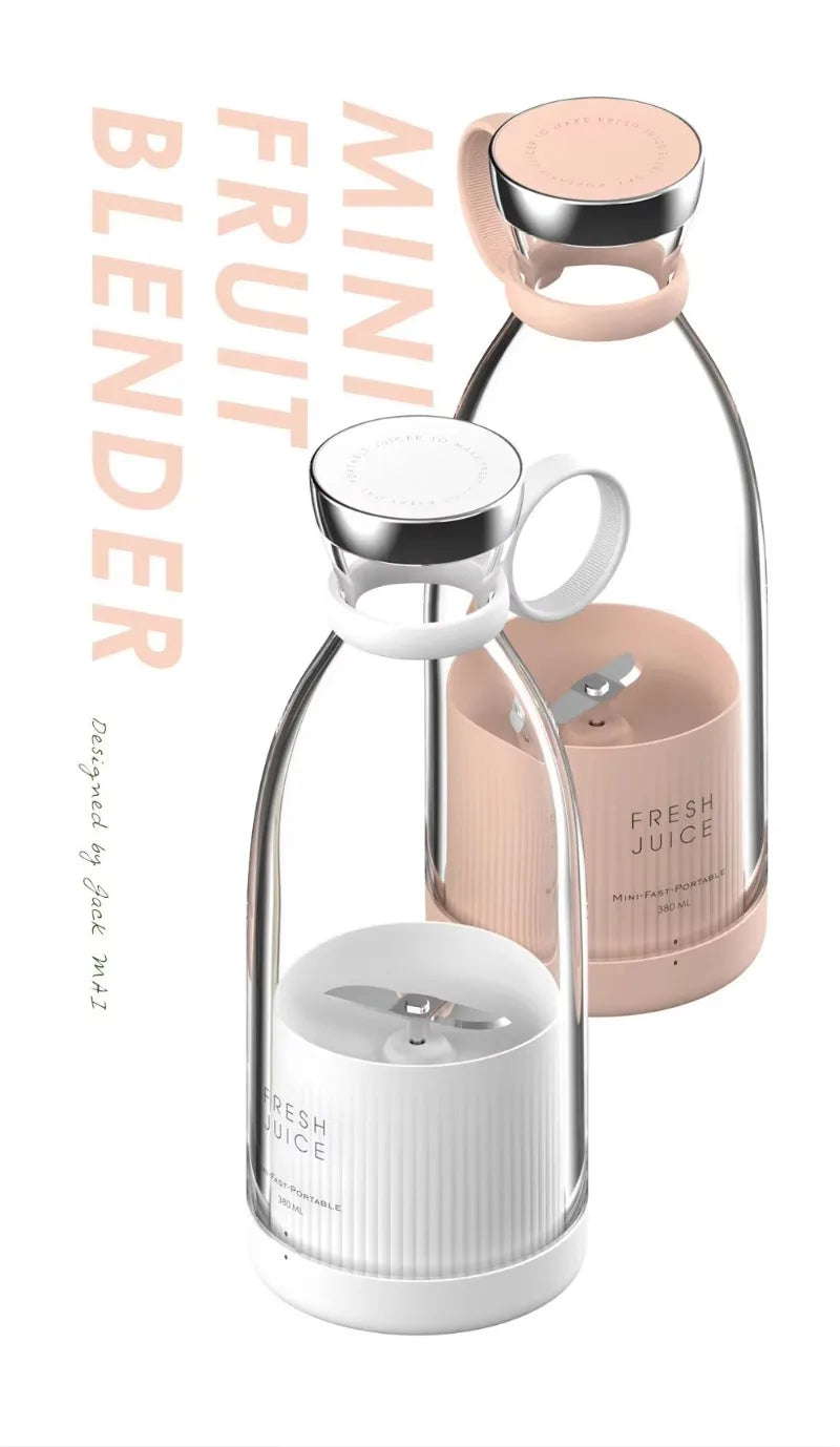 USB Mini Blender 350ml – Portable Electric Juicer, Fruit Mixer & Milkshake Maker for Travel