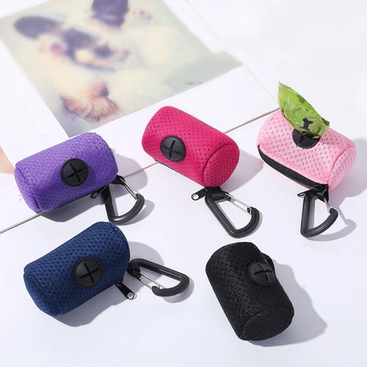 Pet Waste Bag Dispenser – Dog Poop Bag Holder for Outdoor Walks & Cleaning