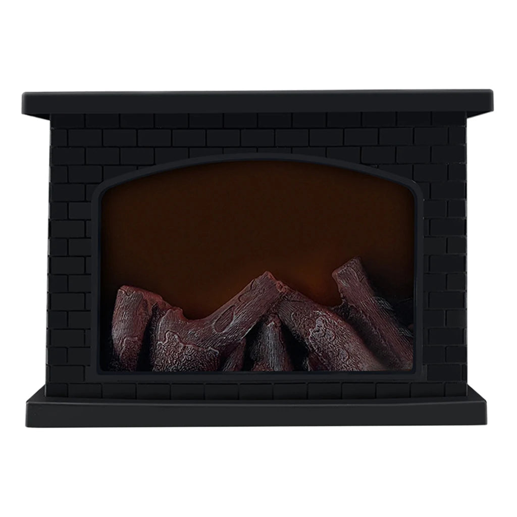 Lámpara LED para chimenea con llama simulada: luz decorativa retro