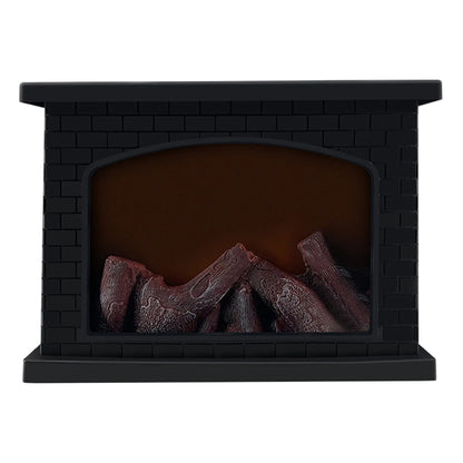Lámpara LED para chimenea con llama simulada: luz decorativa retro