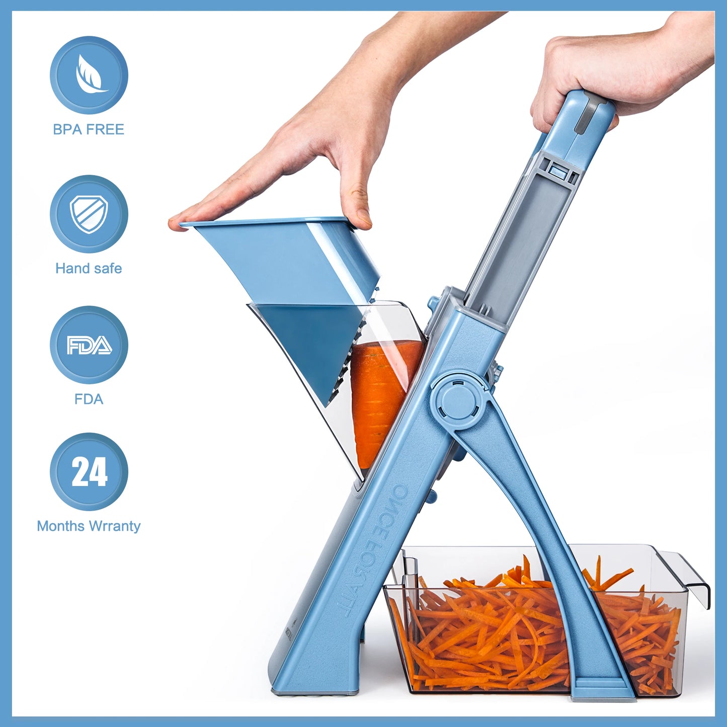 Stainless Steel Lemon & Vegetable Slicer – Food-Grade Professional Cutter for Fruits & Veg