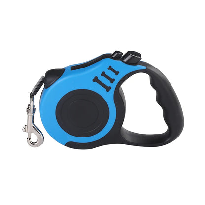 Durable Retractable Dog Leash – 3m / 5m Nylon Lead for Small to Large Dogs & Cats