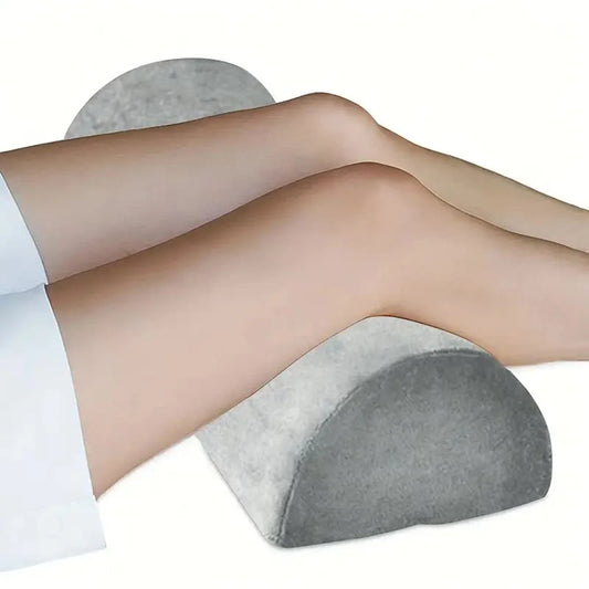 Memory Foam Bolster Pillow – Half Moon Cushion for Office, Home & Travel