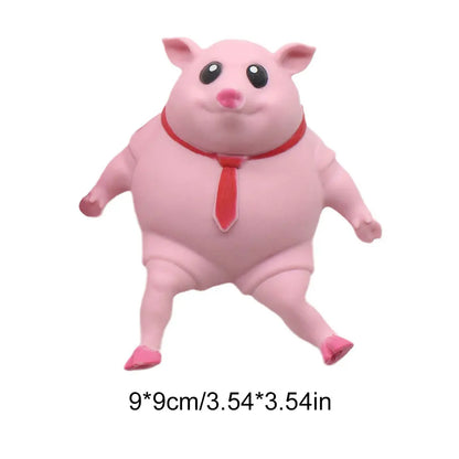 Pig Stress Relief Toy – Soft Squishy Animal Fidget Doll for Anxiety & Fun Play