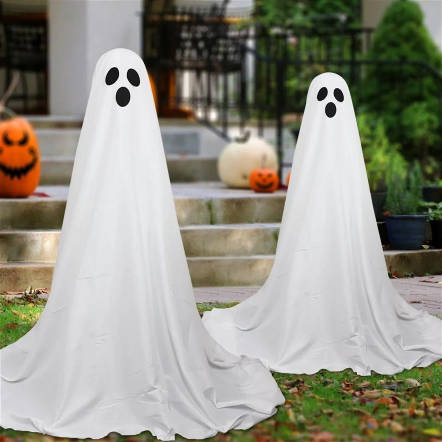 Fright Night Ghost – Outdoor Halloween Decoration for Porch, Door & Garden