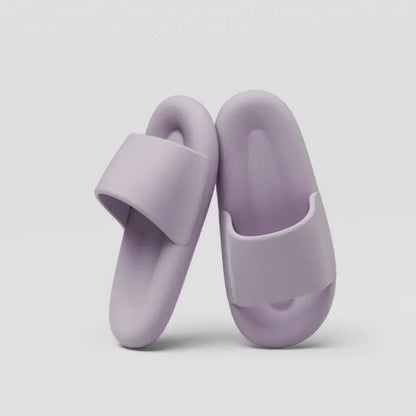 Unisex Indoor Outdoor Pillow Slippers – Quick Dry, Soft Cushion