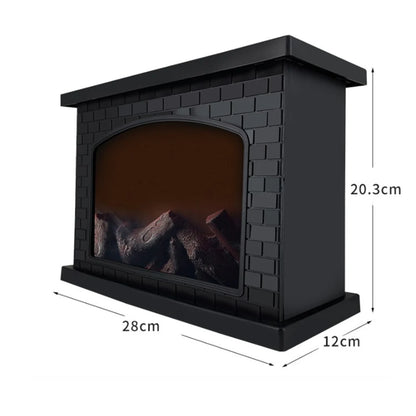 Lámpara LED para chimenea con llama simulada: luz decorativa retro