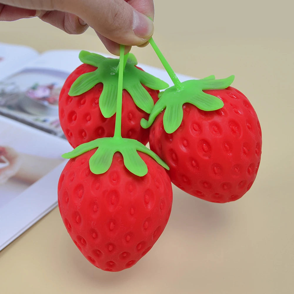 Berry Squeeze – Anti-Anxiety Strawberry Squishy Toy for Stress Relief